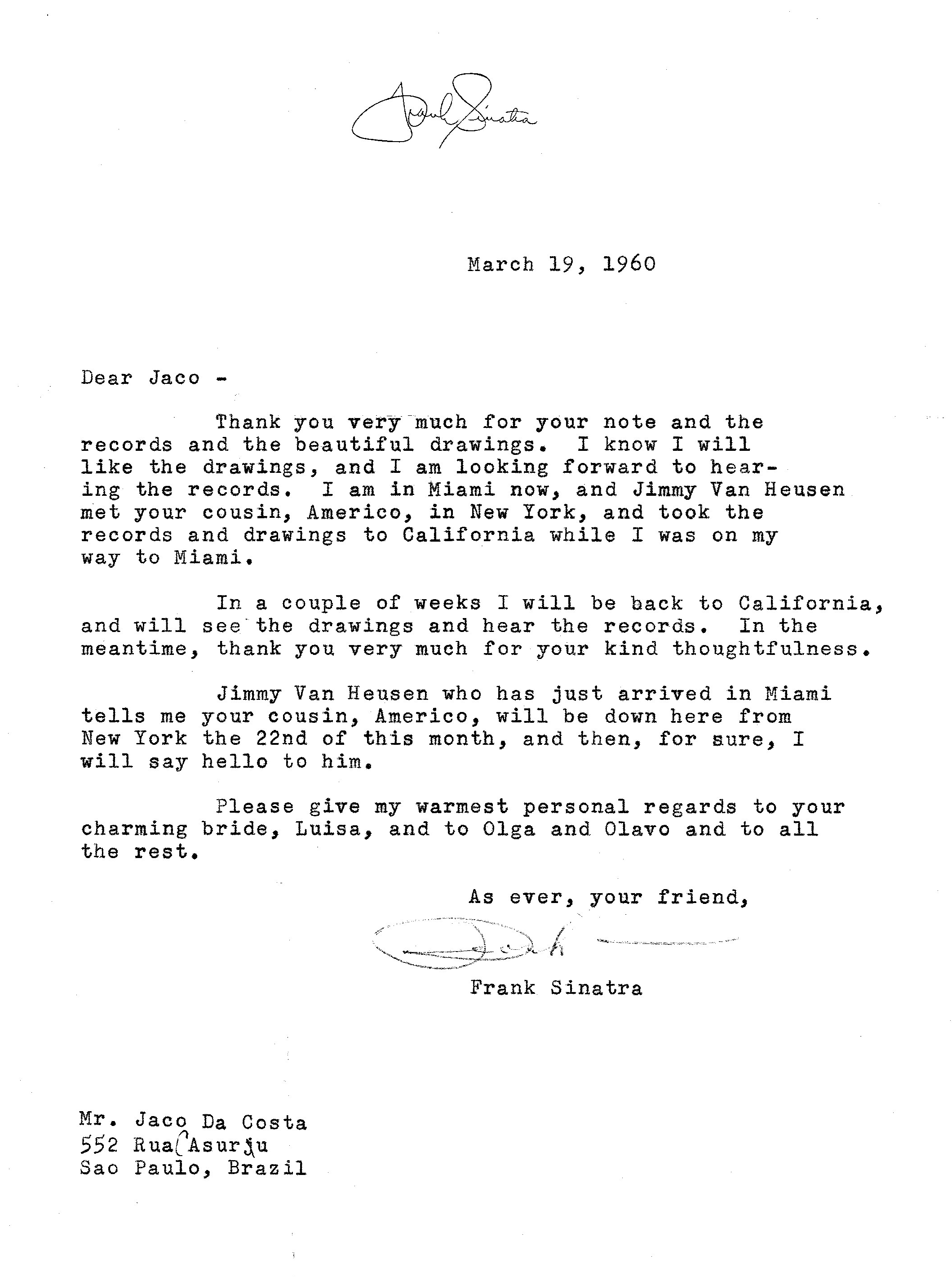 Carta do Frank